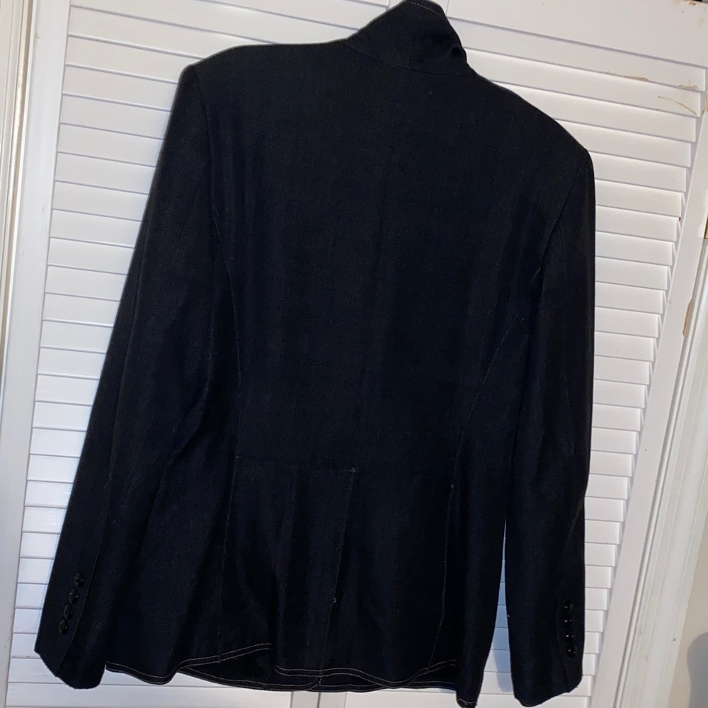 George Single Breasted Design with Two Button Front Closure Black Jacket Size M - Picture 5 of 8